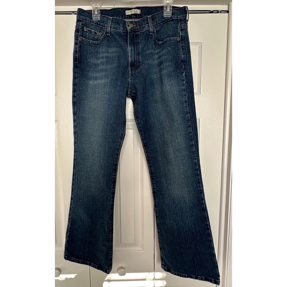 Levis 515 Bootcut Jeans Womens 12M Medium Wash Blue Denim Mid Rise Stretch 33x30